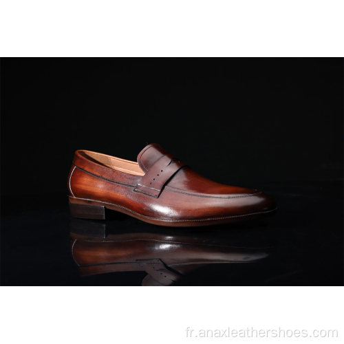 Chaussures en cuir pour hommes de style nouveau